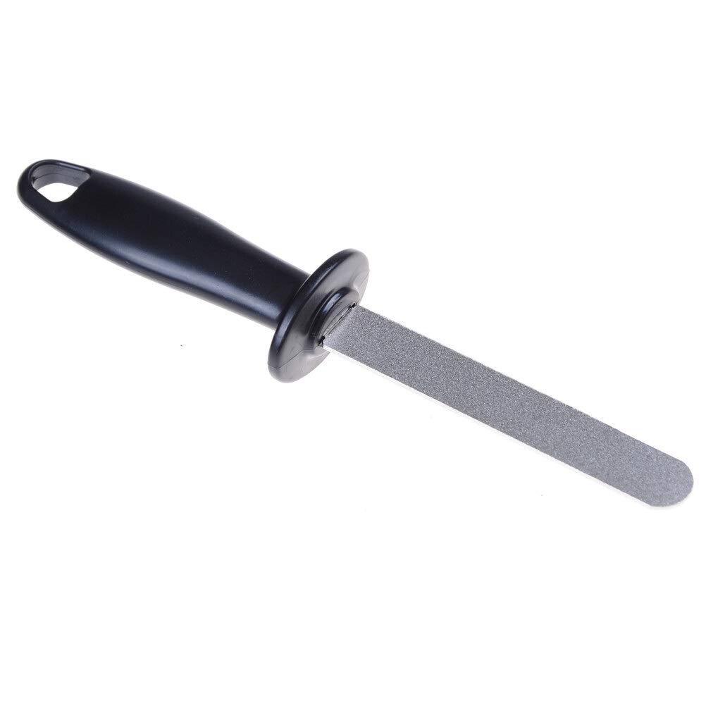 1pc Double-Sided Diamond Sharpener File 400 Grit - Garden Tool Sharpener for Pruners, Shears & Knives - Durable Abrasive Tool for Gardening & Outdoor Use
