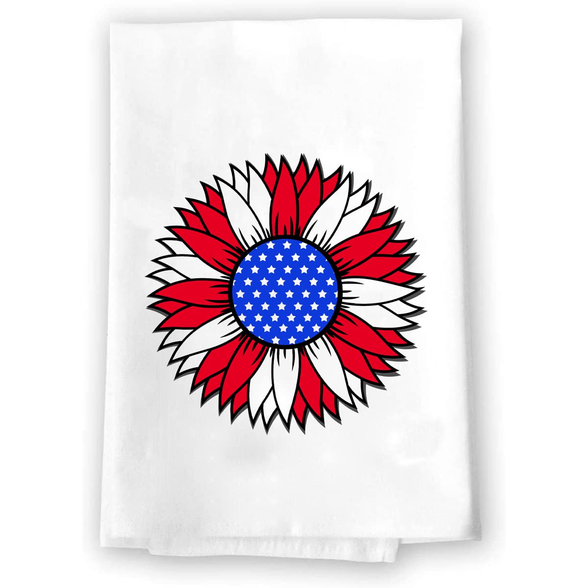 Patriotic Hand Towels - American Flag Themed Red White and Blue Kitchen & Bath Towels for Memorial Day, 4th of July, Summer & Fall Home Decor | Perfect for Holiday Parties, BBQ Gatherings & USA Themed Decorations