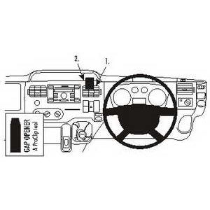 ClicOn No Holes Center Dash Mount for Ford Transit 2007-2013 | Secure Phone Holder for Van Drivers | Perfect for Delivery, Work & Road Trips