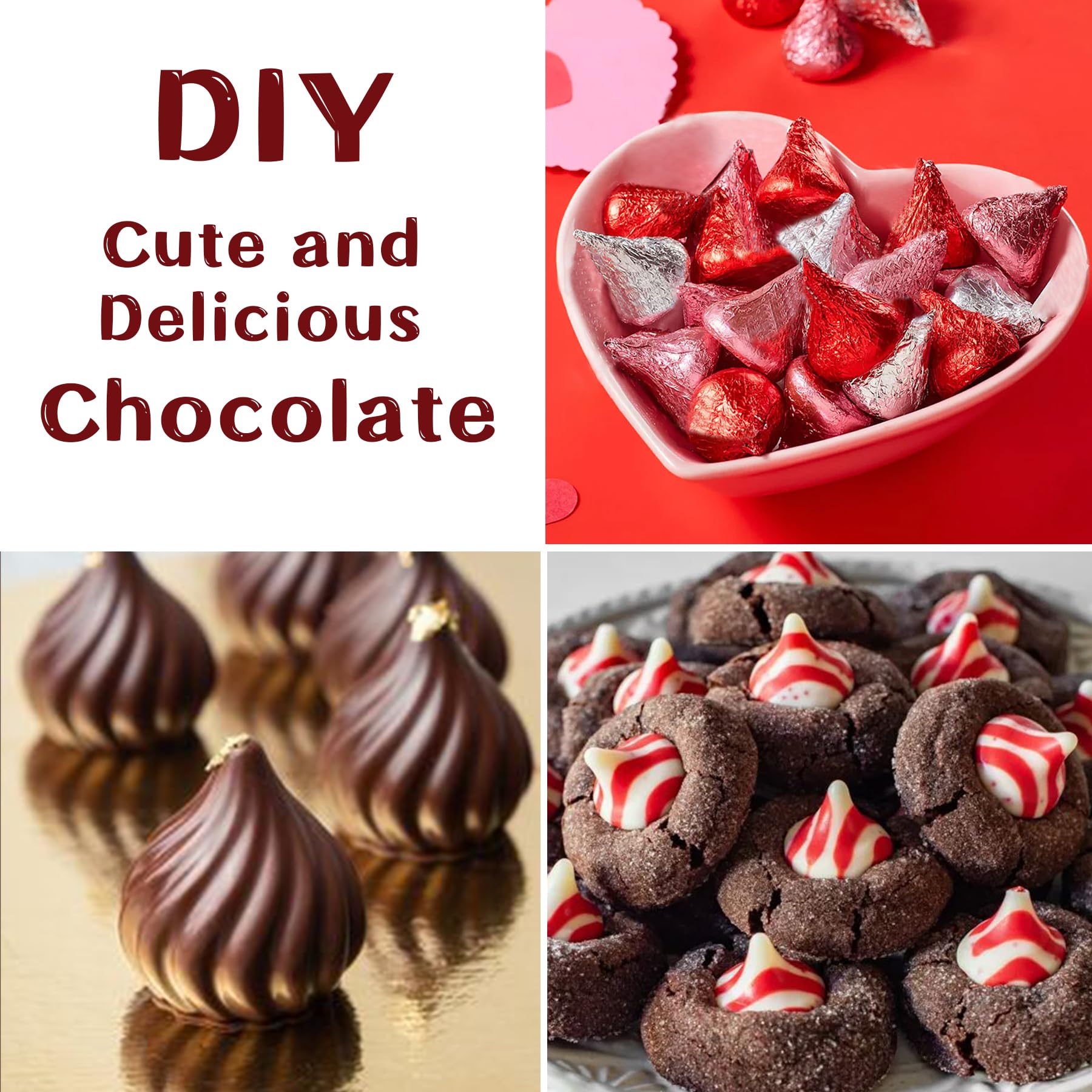 Premium Silicone Chocolate Molds for Easter Candy Making - 2-Pack Reusable Candy Molds for Handmade Chocolates, Gummies & DIY Treats - Perfect for Holiday Baking, Party Favors & Gift Making
