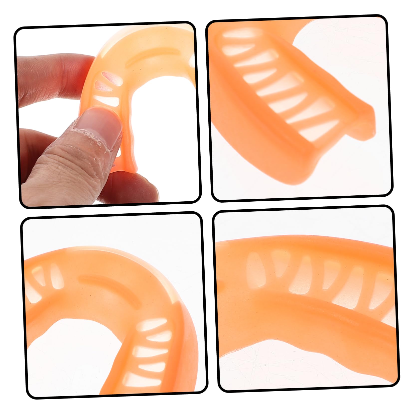 WOONEKY Sports Mouth Guard - Breathable Boxing & Football Mouthguard for Teeth Protection - Orange EVA Gum Shield for MMA, Rugby, Hockey (Ideal for Training & Competition)