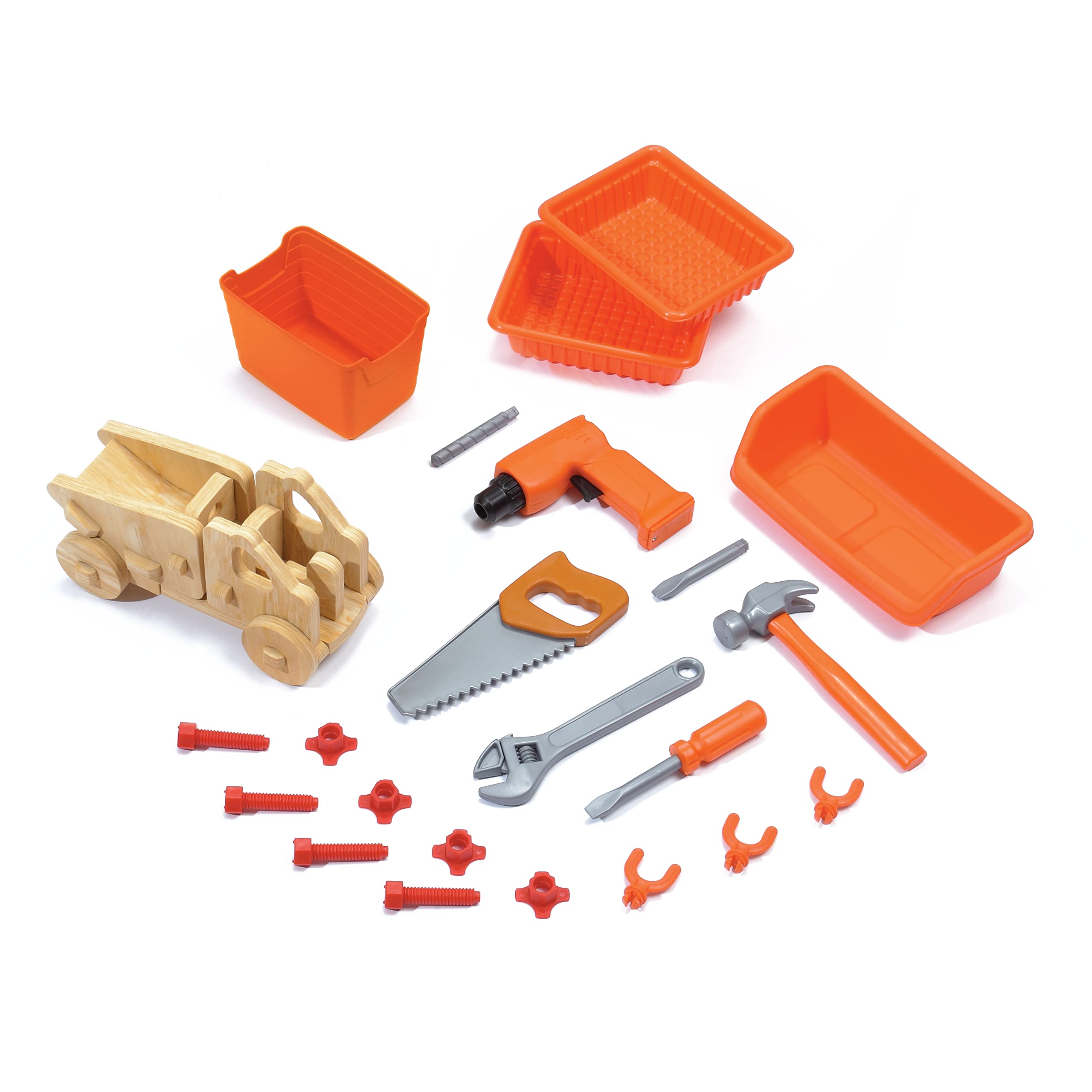 Step2 Handyman Kids Workbench - Durable Plastic Indoor/Outdoor Toy Tool Bench with 35-Piece Accessories & Interactive Sounds for Toddlers 3+ Years | Pretend Play, DIY Projects, Early Learning & Outdoor Backyard Fun