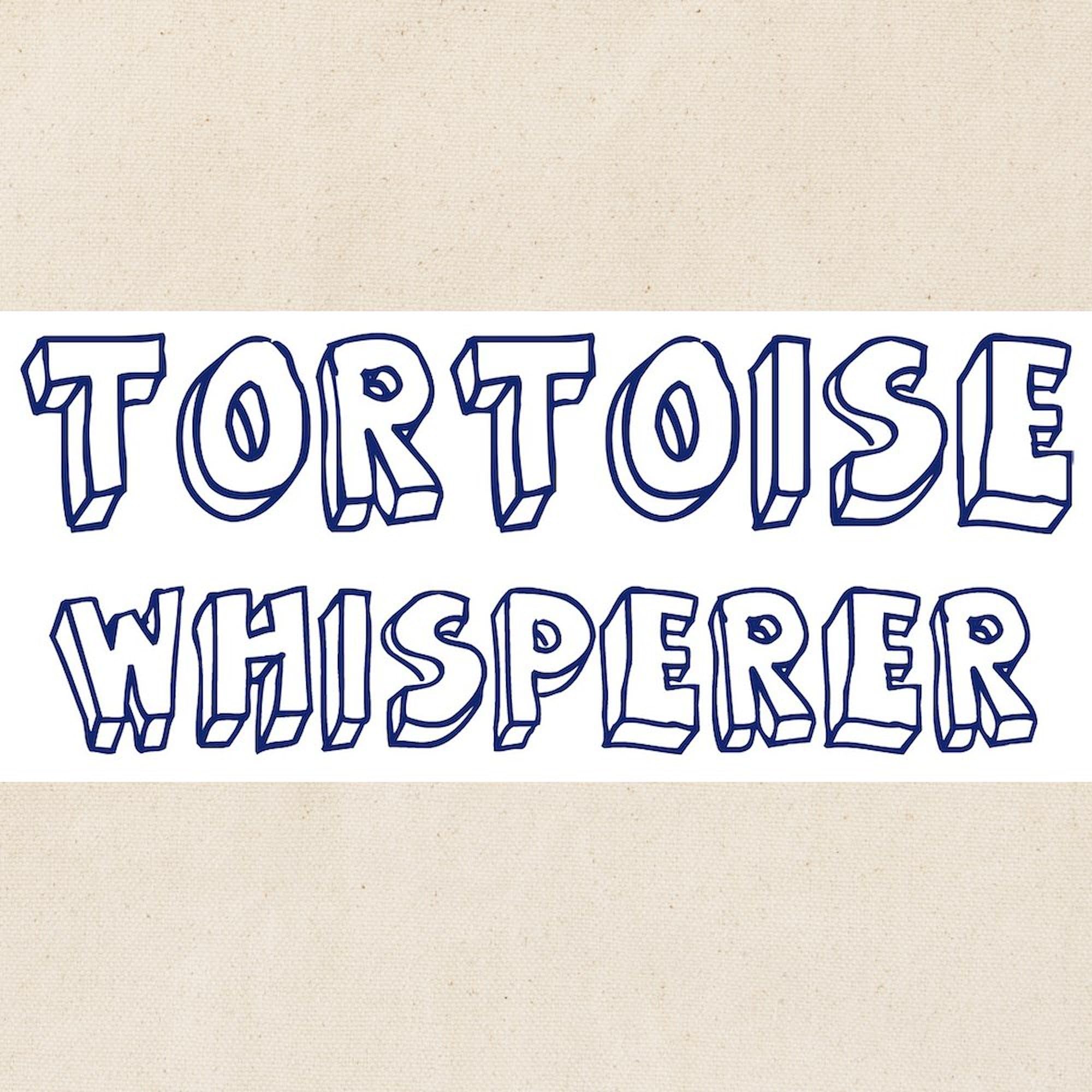 Tortoise Whisperer Natural Canvas Tote Bag - Eco-Friendly Reusable Shopping Bag for Groceries, Beach & Work Commute