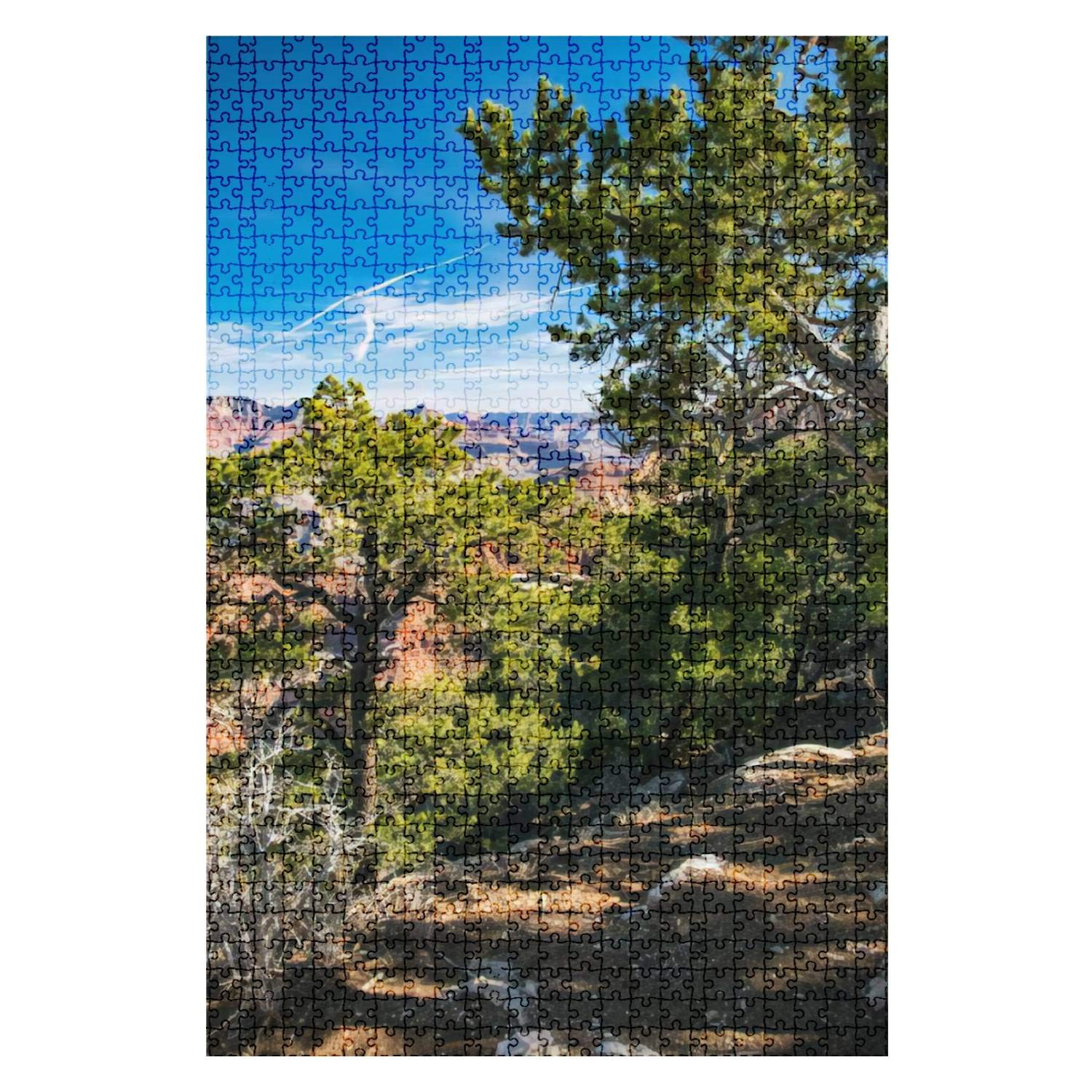1000-Piece Wooden Jigsaw Puzzle - Grand Canyon National Park USA with Sunrise/Sunset Animals - Fun & Challenging DIY Board Puzzle for Adults & Kids - Large Educational Game Toy Gift for Home Decor (Perfect for Family Game Nights, Classroom Activities, and Stress Relief)