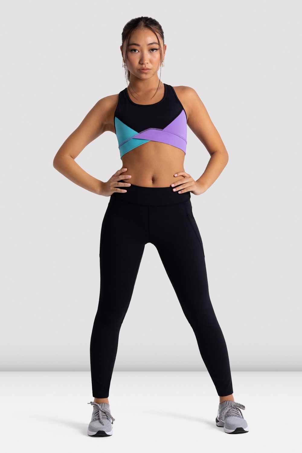 Girls Freestyle Wrap Legging - Stretchy Comfortable Yoga Pants for Dance, Workout & Active Play - Perfect for Gymnastics, Running & Everyday Wear