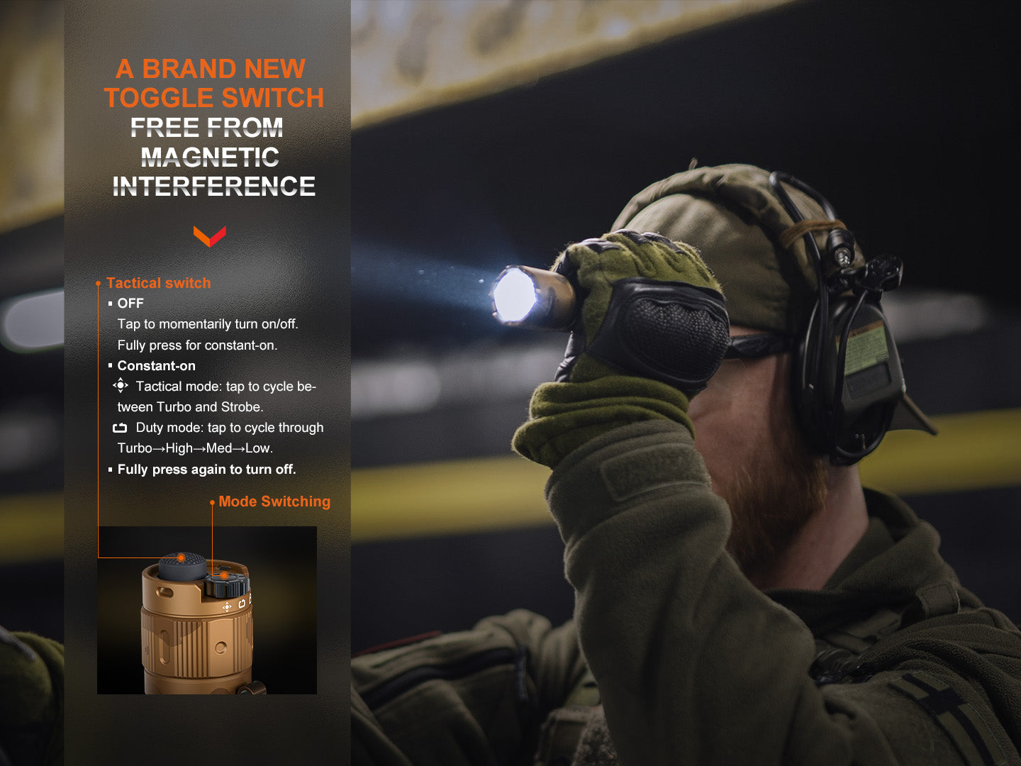 Fenix TK20R UE Tactical Flashlight 2000 Lumens Rechargeable LED Torch - Perfect for Camping, Hiking, Emergency & Outdoor Adventures