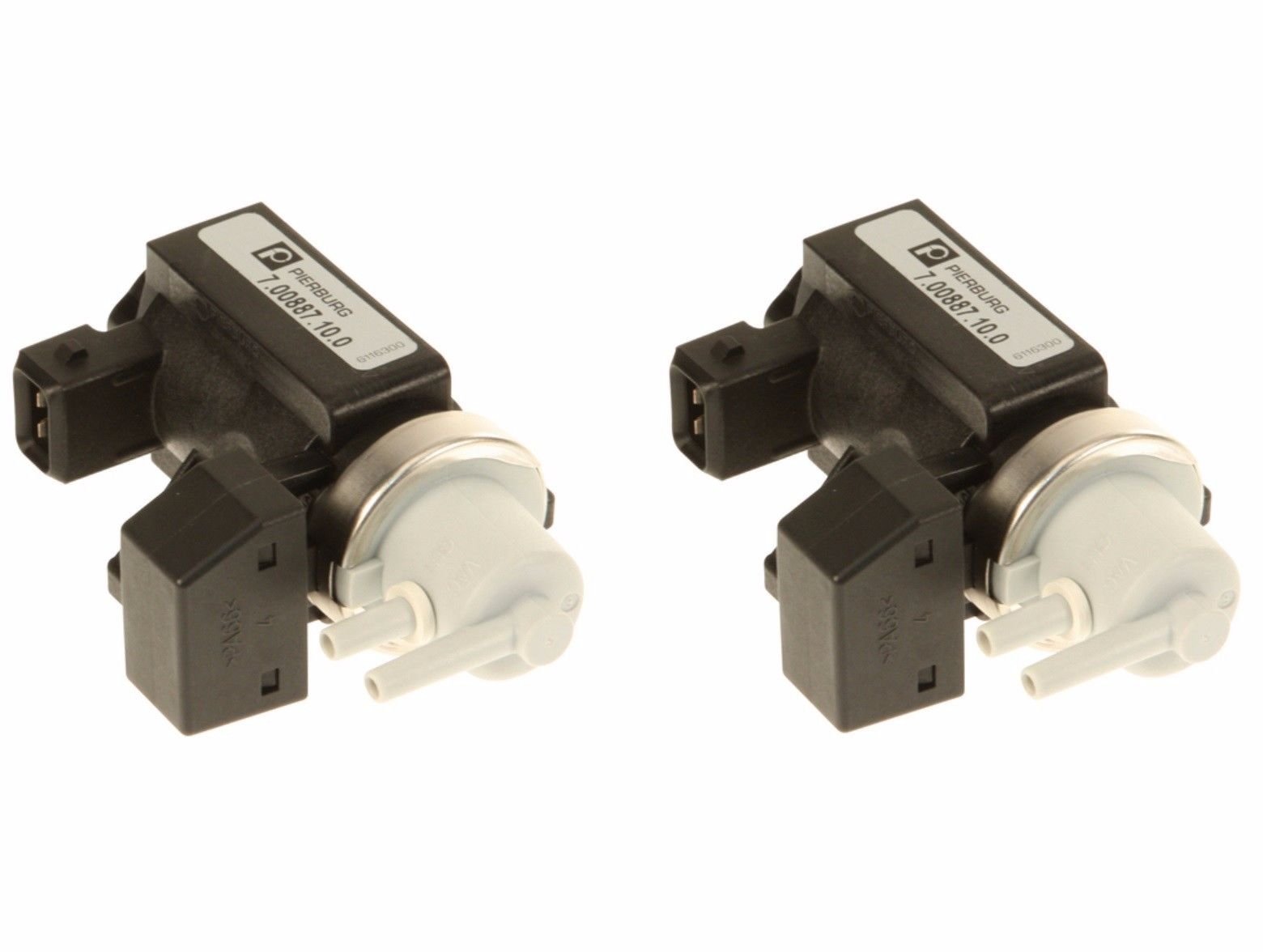 2 Pack Turbocharger Boost Solenoid Valves (Pressure Converter Sensors) - OEM Replacement for BMW 3 Series 5 Series X3 X5 - Improves Engine Performance & Fuel Efficiency