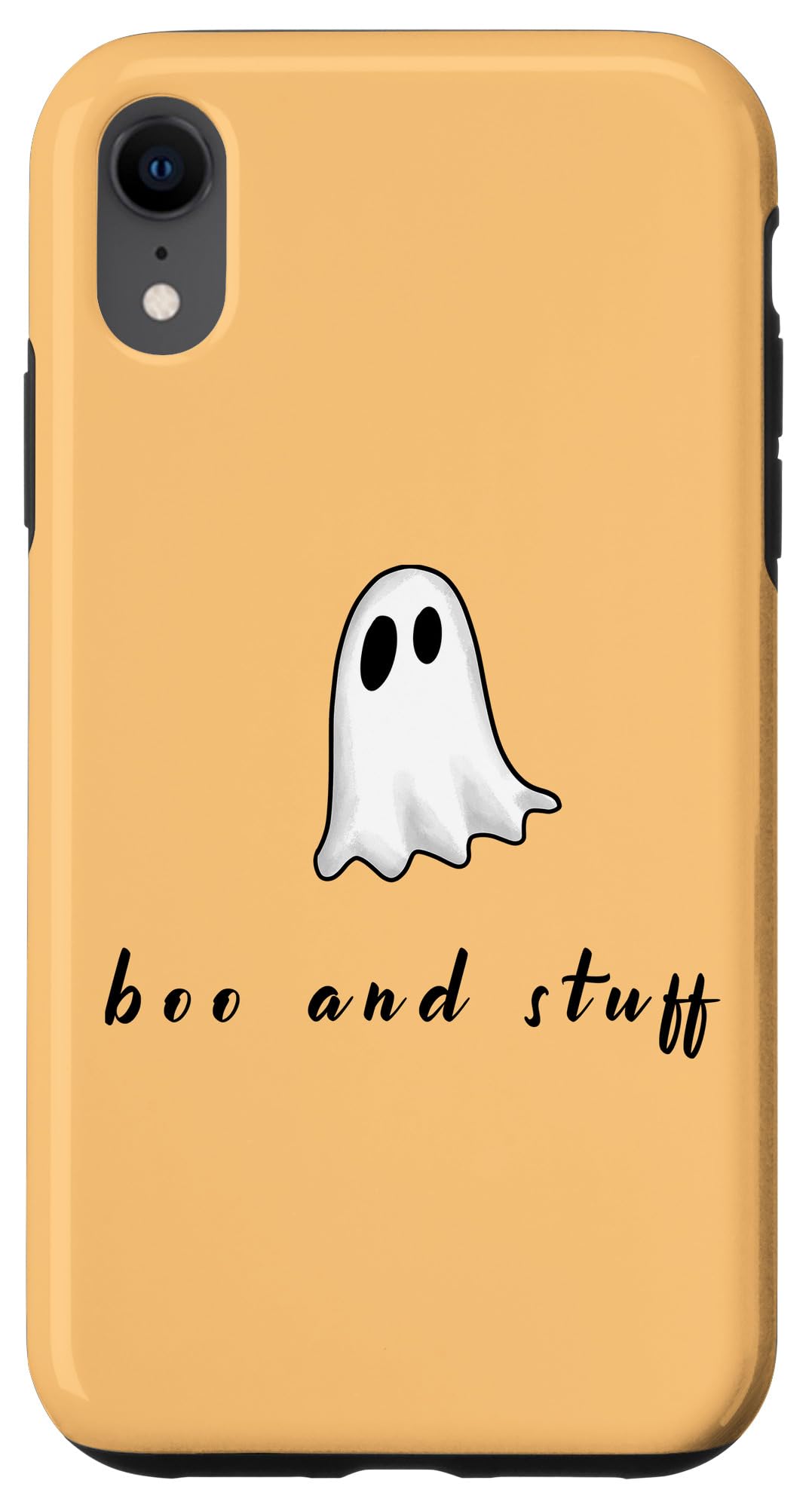 iPhone XR Ghost Halloween Case - Cute & Scary Fall Phone Cover for iPhone XR - Perfect for Halloween Parties, Trick or Treating & Spooky Season Decor