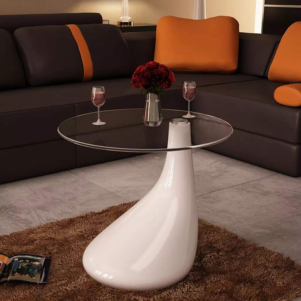 Modern Water Drop Shaped Coffee Table with 0.3
