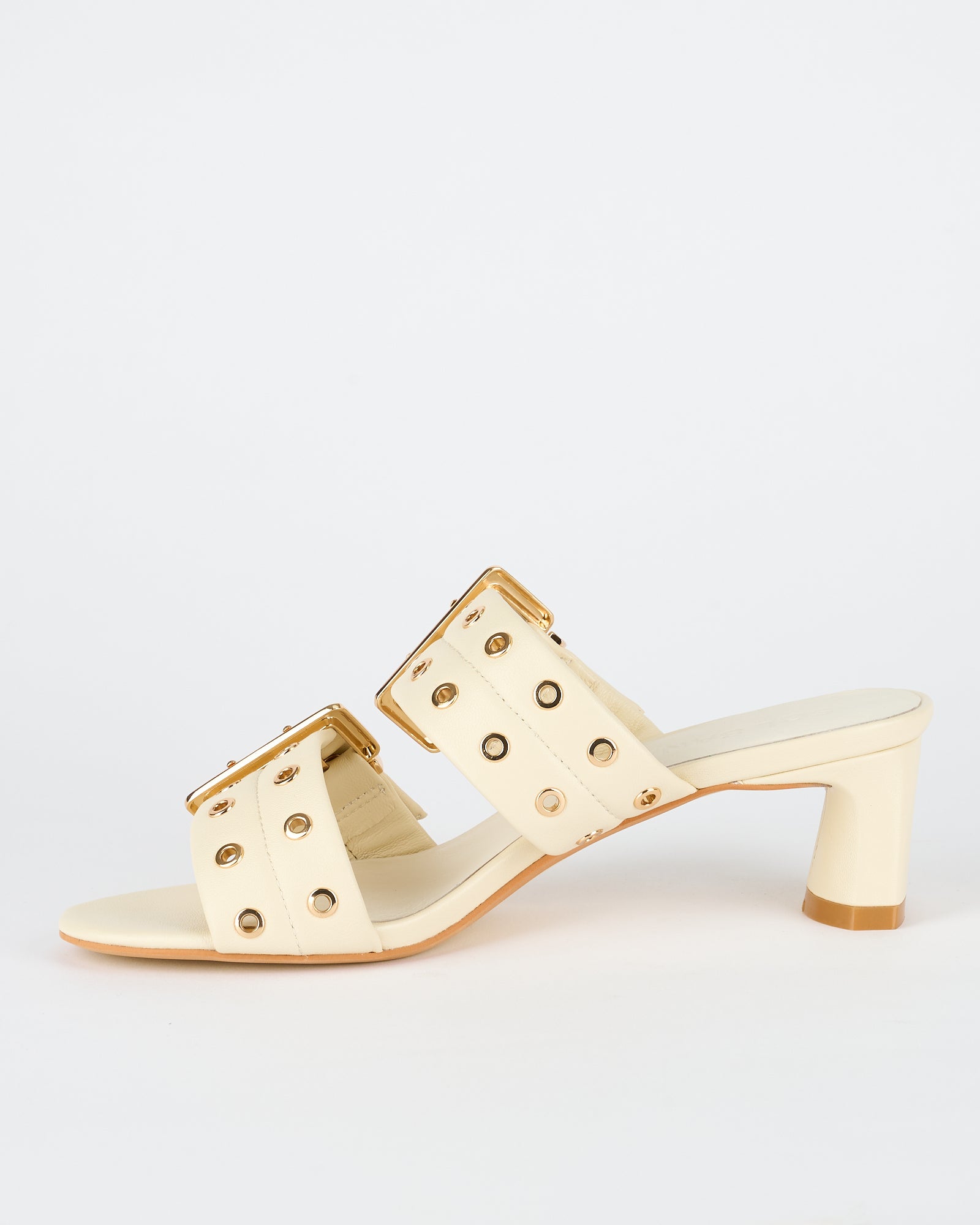 Bowery Heel Off White/Gold - Women's Fashion Sandals for Summer, Wedge Heels, Comfortable & Stylish | Perfect for Beach, Parties, and Casual Outings