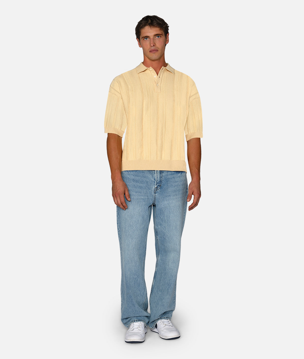 The Lisbon Polo Shirt for Men - Soft Cotton Comfort Fit Casual Tee - Apricot Color | Perfect for Office, Golf & Summer Outings