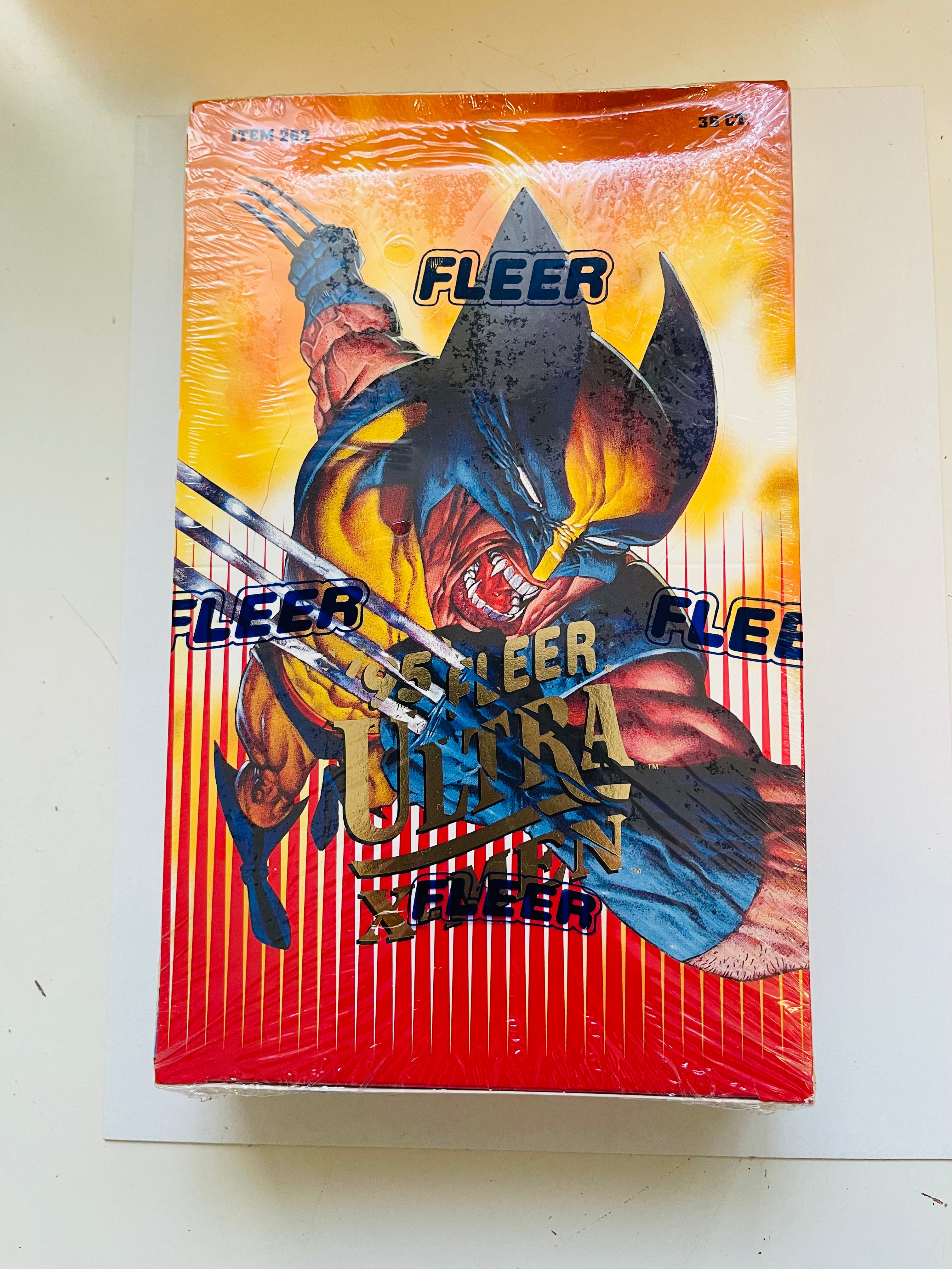 **1995 Fleer Ultra X-Men Trading Cards - Rare Factory Sealed Box | Collectible Marvel Comics Memorabilia for Fans & Investors**