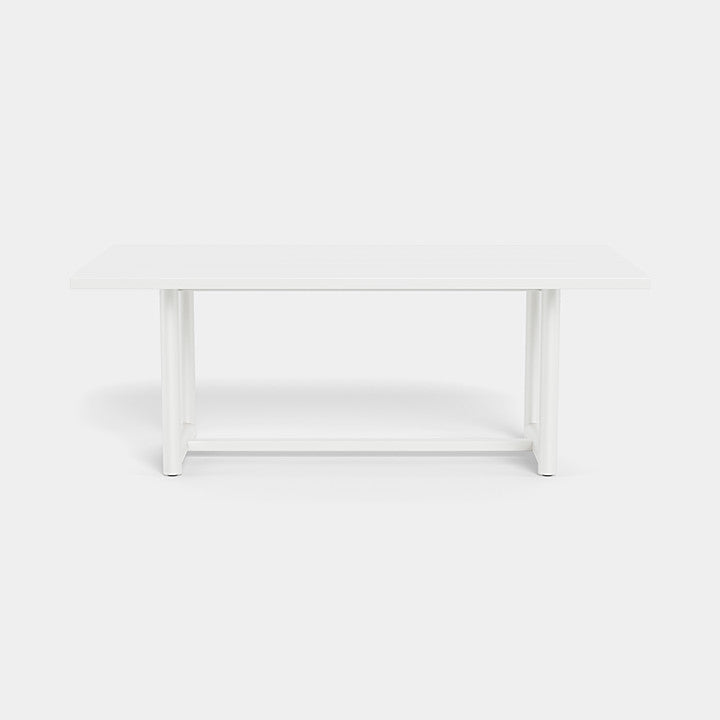 Breeze XL 79-Inch Outdoor Dining Table - Weather-Resistant Patio Furniture for Backyard, Garden, and Poolside Entertaining