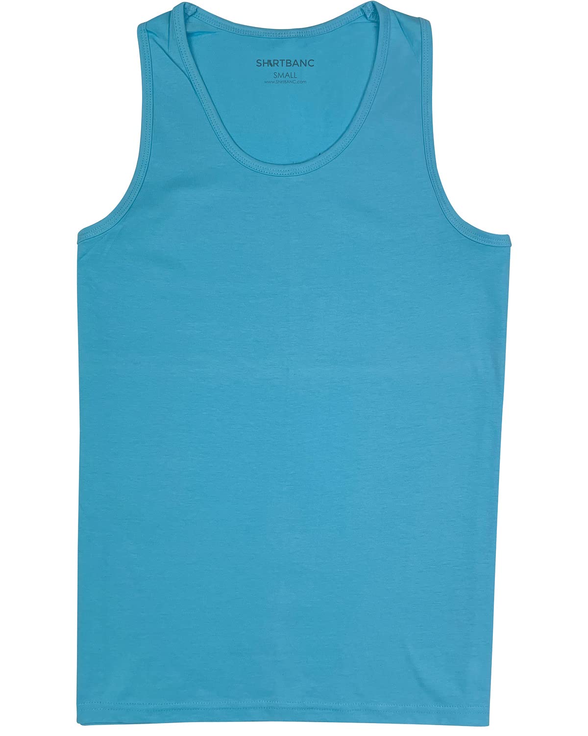 SHIRTBANC Men's Cotton Tank Top - Breathable Sleeveless Shirt for Gym, Workout & Beach | Summer Athletic Wear for Running, Yoga & Outdoor Activities