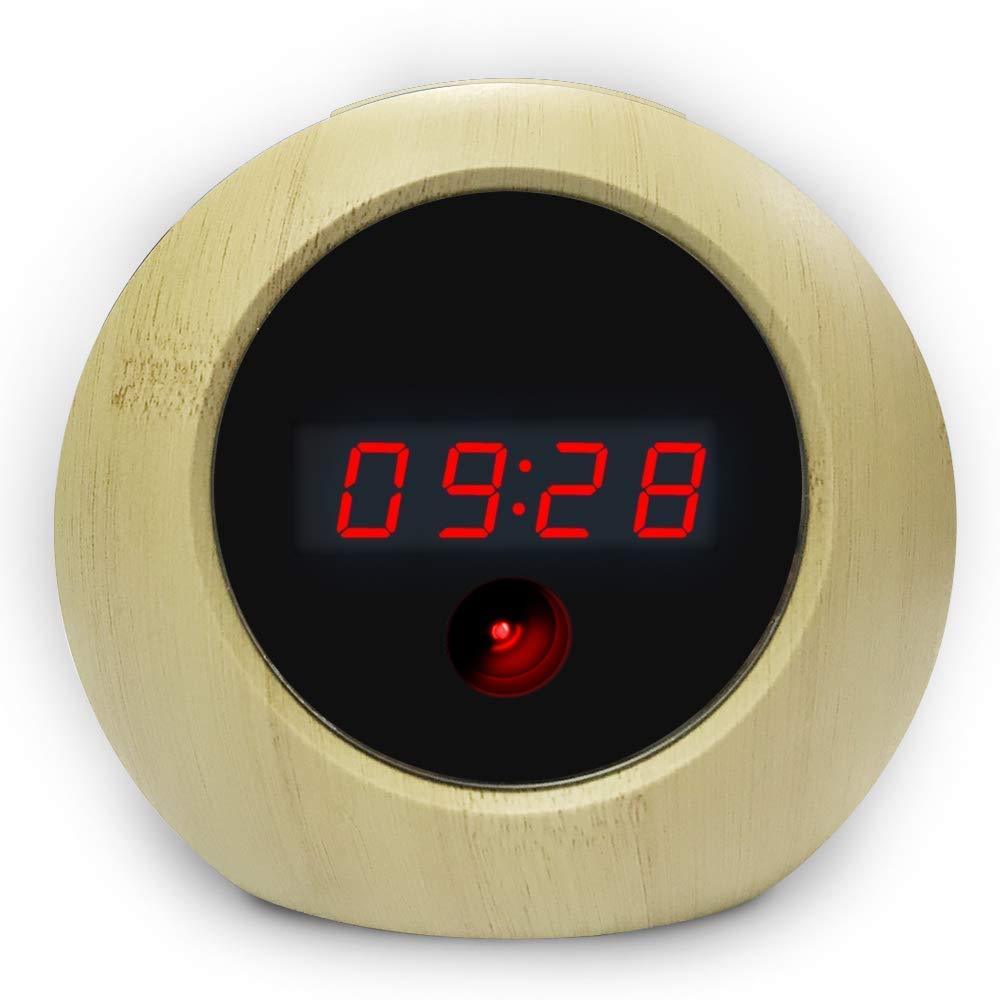 Beenwoon Hidden Camera Clock – 1080P HD Spy Camera with Remote Control for Home Security, Office Surveillance & Nanny Monitoring | Loop Recording, Discreet Design
