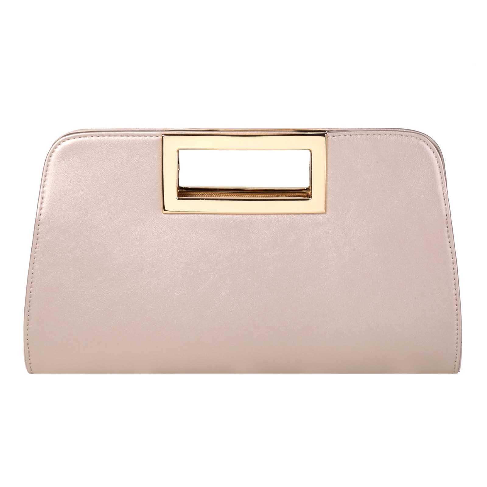 VASCHY Vegan Leather Clutch Bag for Women - Slim Wristlet Wallet with Multiple Card Slots, Ladies Crossbody Handbag & Shoulder Purse | Perfect for Evening Parties, Weddings & Daily Use