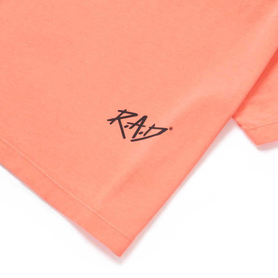 SKETCH CROP FLUORO ORANGE Women's Fashion Crop Top - Perfect for Summer Outfits, Beach Wear & Casual Street Style