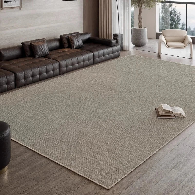 Luxury Plush Velvet Waterproof Minimalist Area Rug - Soft Non-Slip Living Room Carpet for Bedroom, Dorm & Home Decor