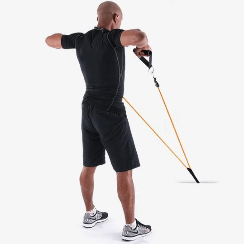 PTP PowerTube Medium - High-Performance Resistance Bands for Home Workouts, Strength Training & Physical Therapy - Perfect for Gym, Travel & Fitness Enthusiasts