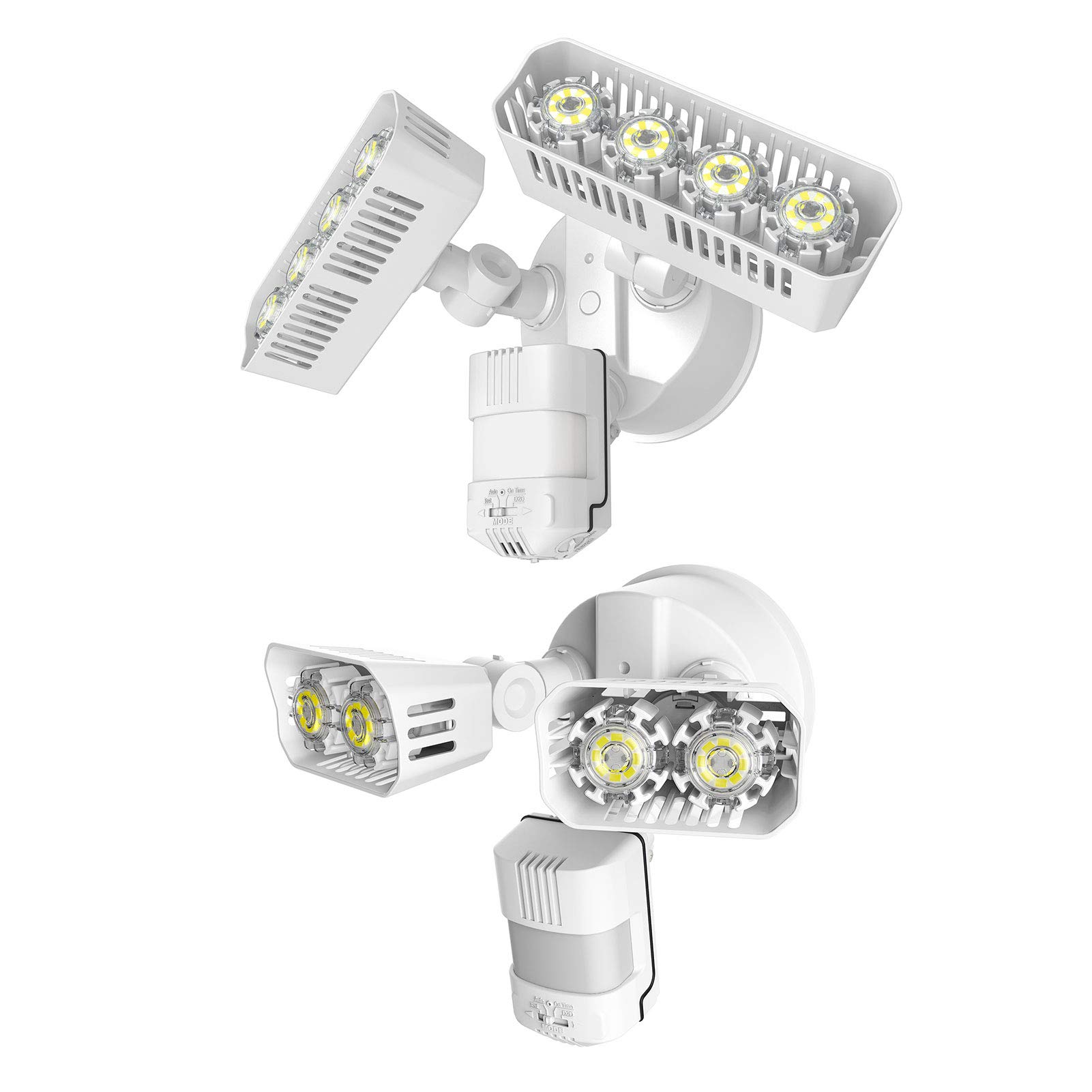 Best SANSI LED Security Motion Sensor Outdoor Lights - Dusk to Dawn, IP65 Waterproof Flood Light (18W & 36W) for Home, Garage, Yard & Driveway Safety