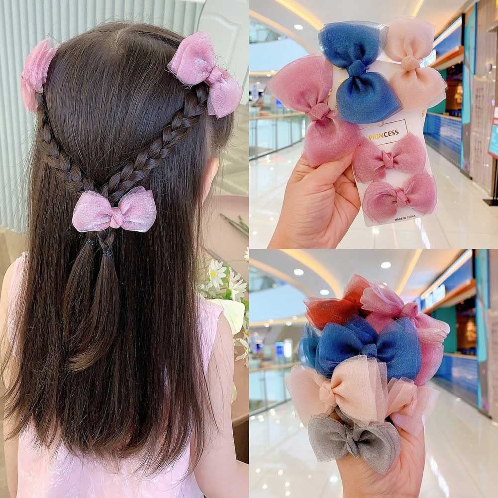 5 Pairs Baby Hair Clips & Bows - Alligator Clips for Girls, Infants & Toddlers | Cute Hair Accessories for Everyday Wear, Parties & Photo Shoots