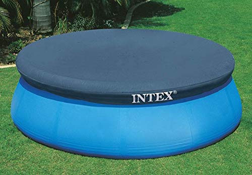 Intex Above Ground Swimming Pool Set with Ladder, Pump & 15' Pool Cover - Perfect for Backyard Summer Fun, Family Gatherings & Outdoor Relaxation