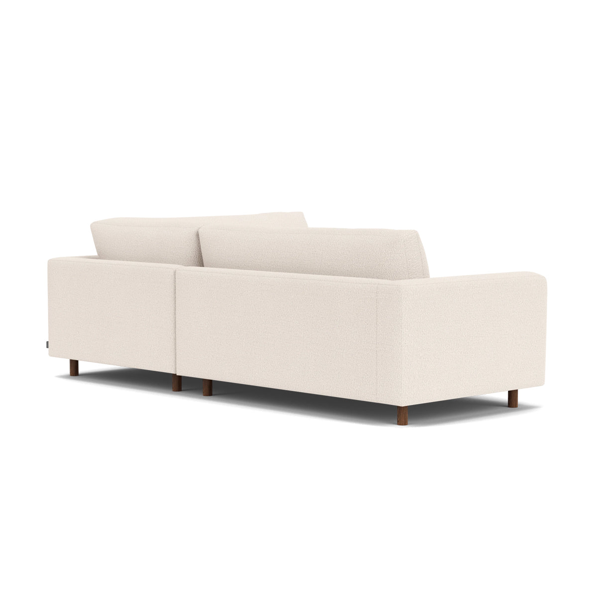Douglas Boucle Right Corner Sofa - Modern L-Shaped Sectional Couch for Living Room, Lounge & Small Spaces - Soft Upholstered Fabric, Comfortable Seating for Home & Office