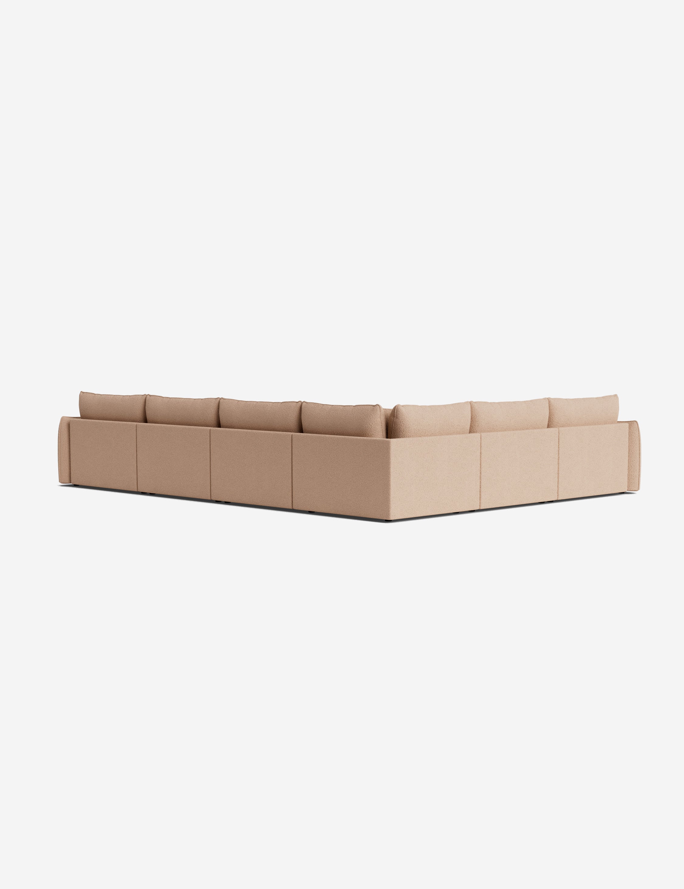 Balmer Modular Corner Sectional Sofa - Modern L-Shaped Couch for Living Room, Home Theater & Lounge Areas | Customizable Configurations