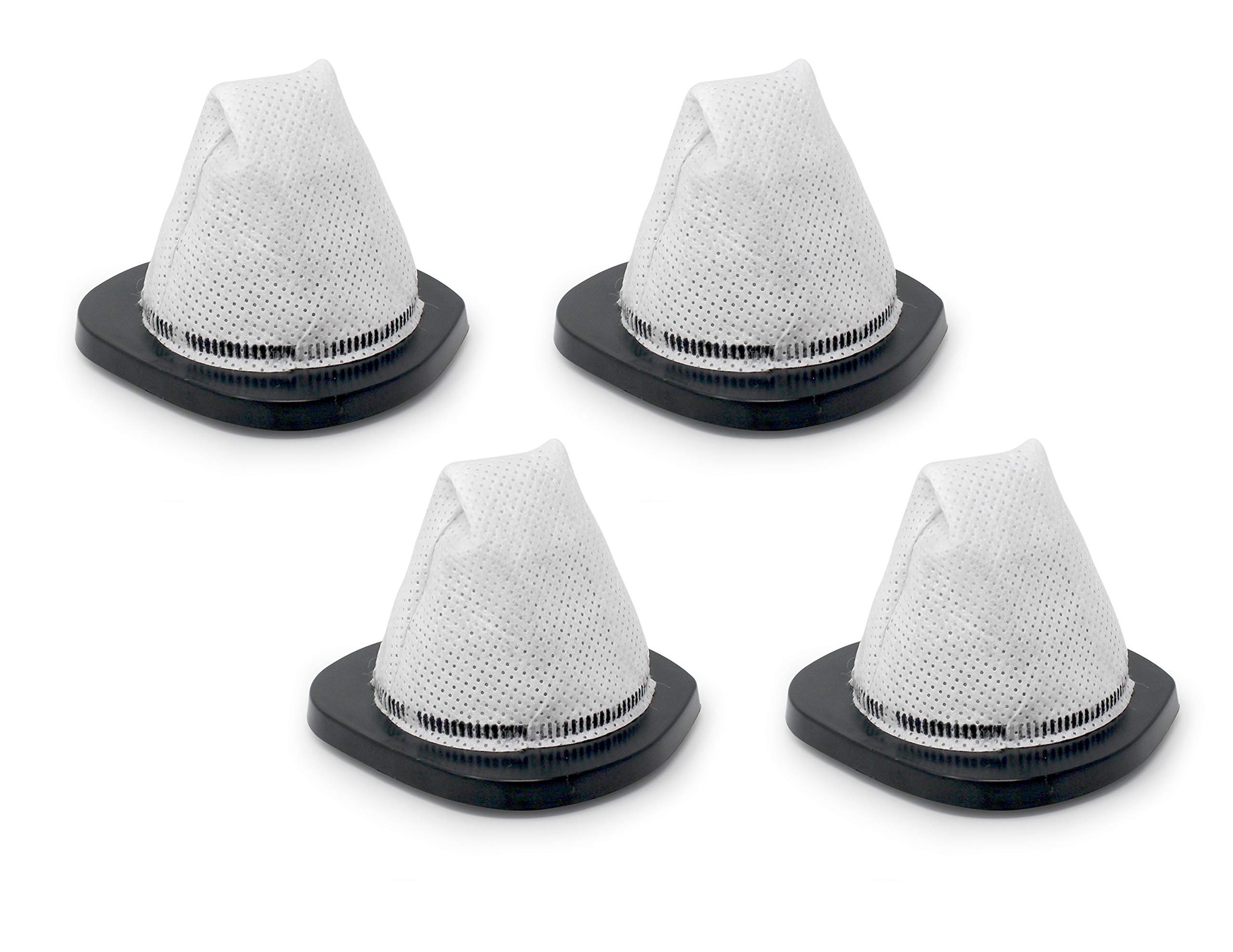 Bissell 3-in-1 Stick Vacuum Replacement Filters - 4 Pack Fette HEPA Filters Compatible with Model 1611501 | Perfect for Pet Hair, Allergies & Deep Cleaning Hard Floors & Carpets