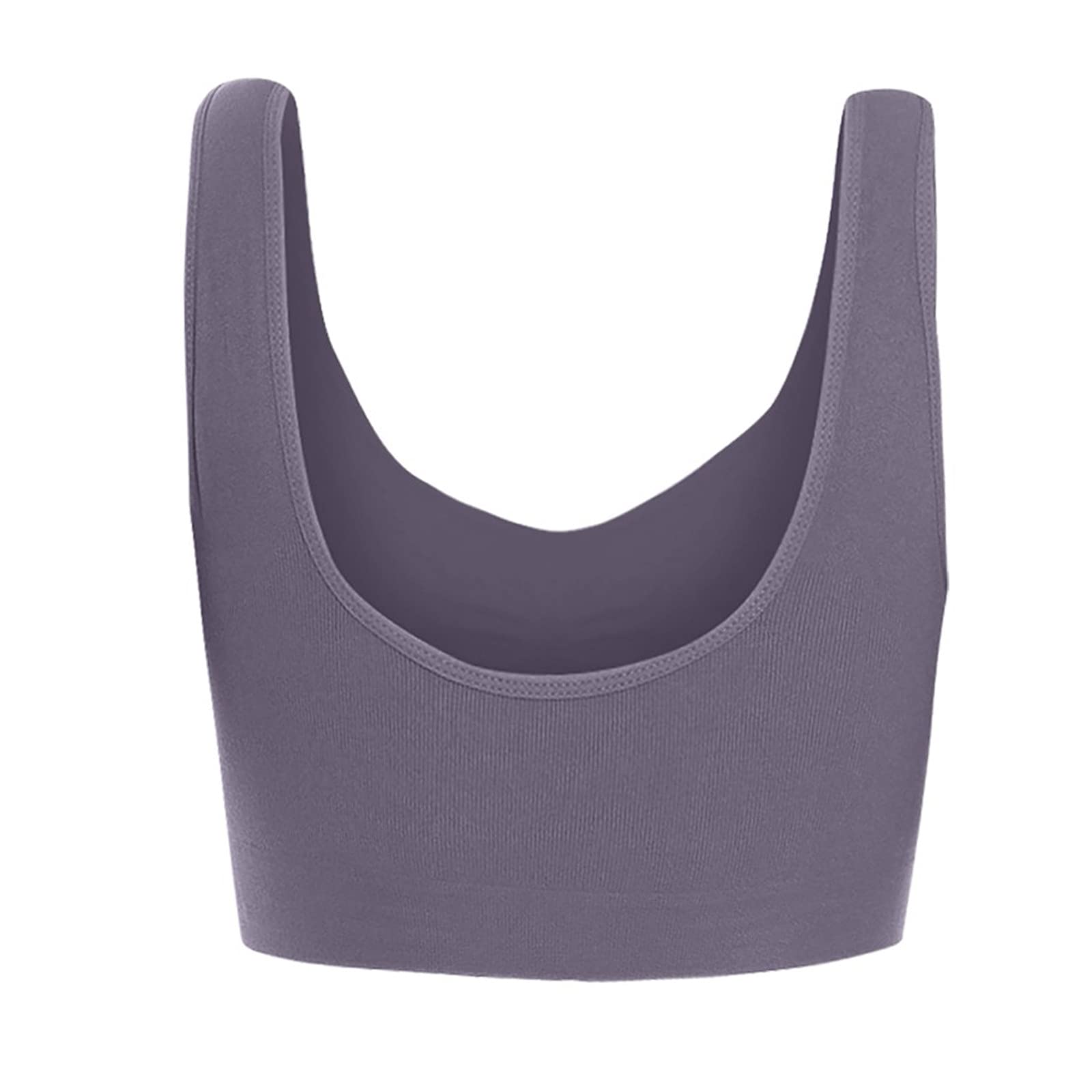 Plus Size Wireless Sleep Bras for Women - Comfortable Seamless Yoga & Sports Bra with Removable Pads for Lounge & Relaxation