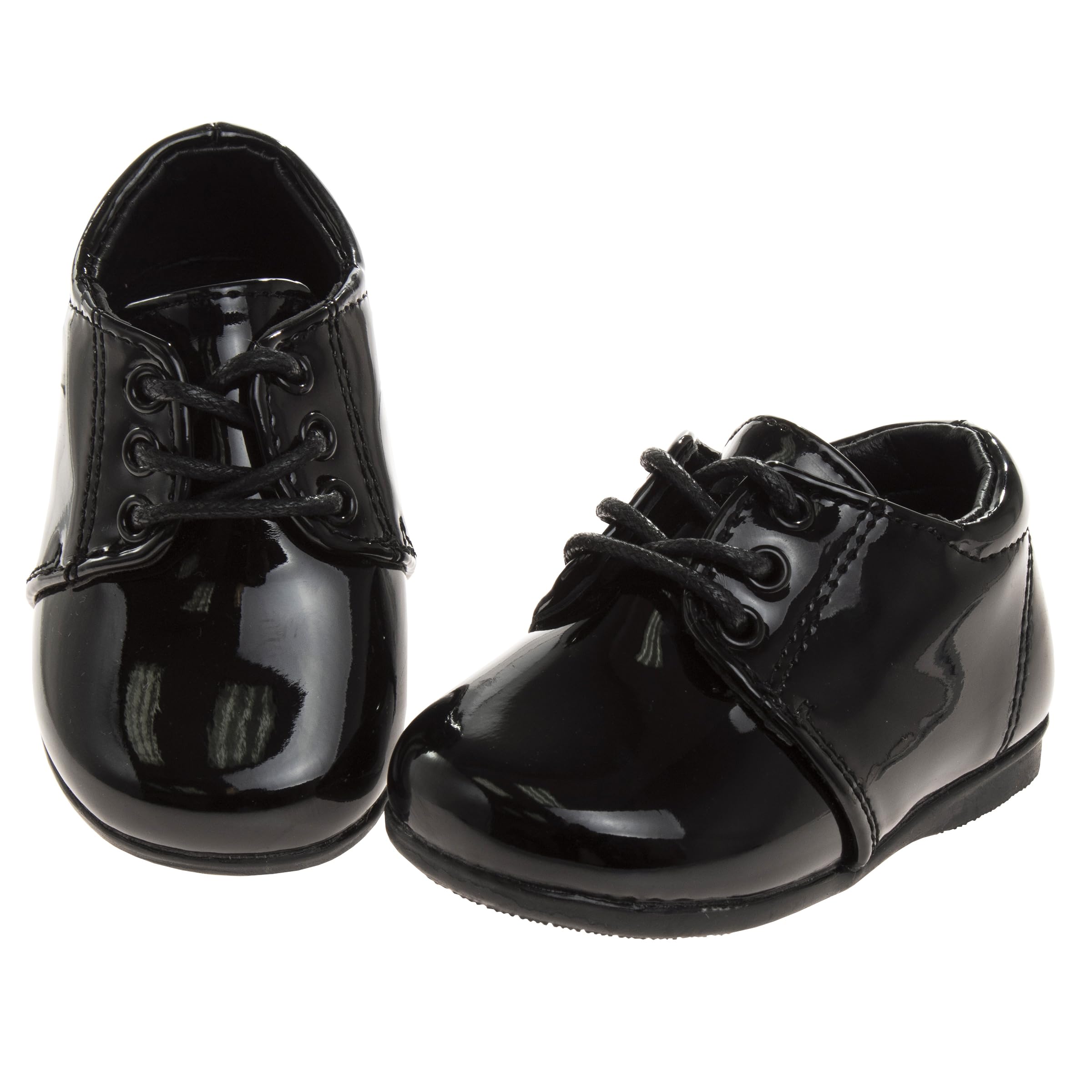 Josmo Baby Boys’ Dress Shoes – Casual Leatherette Derby Walking Shoes for Infant & Toddler – Perfect for Weddings, Parties & Formal Occasions