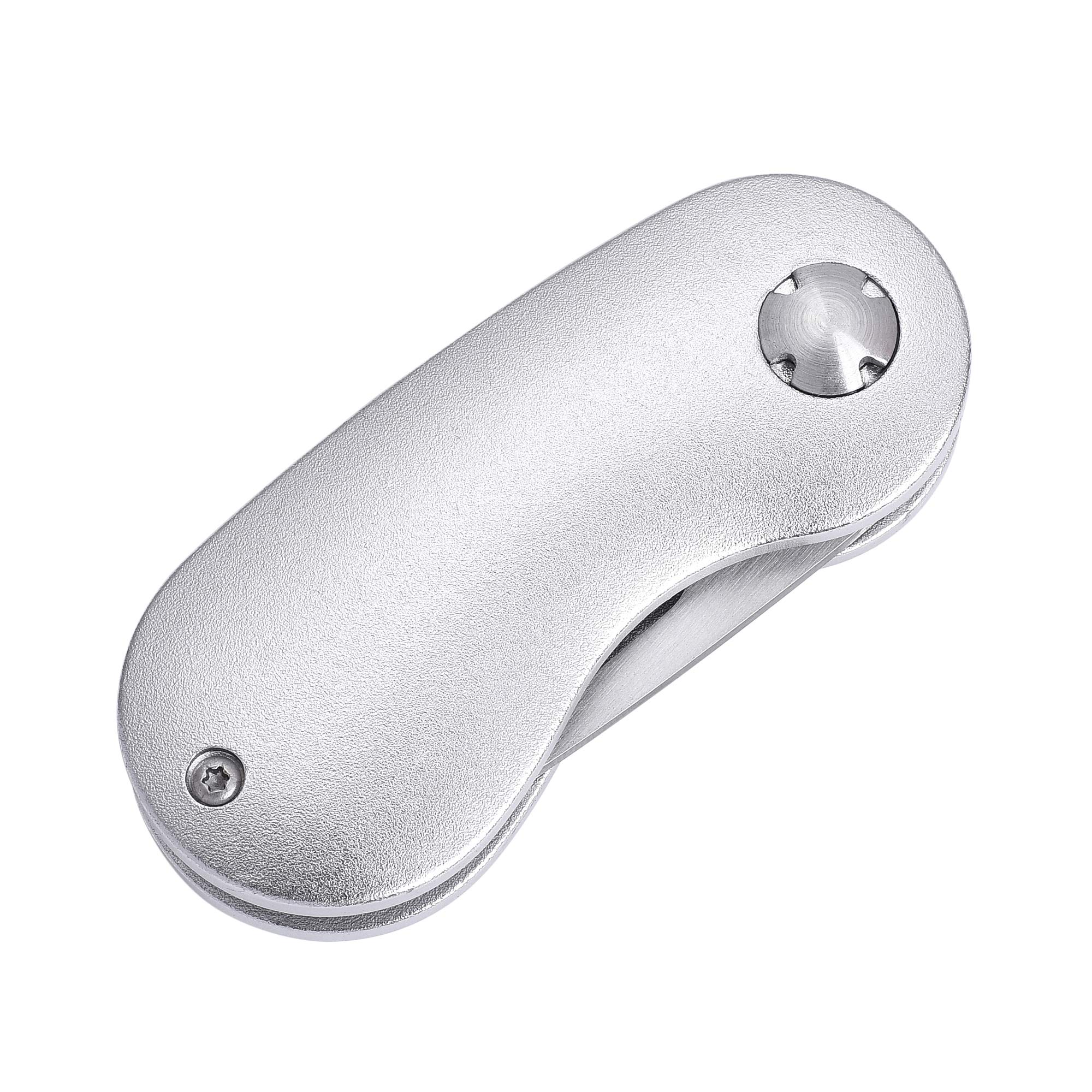 Premium All-Metal Foldable Golf Divot Repair Tool with Pop-Up Button & Magnetic Ball Marker - Durable Golf Accessories for Course Maintenance - Perfect for Golfers, Tournaments & Practice Sessions