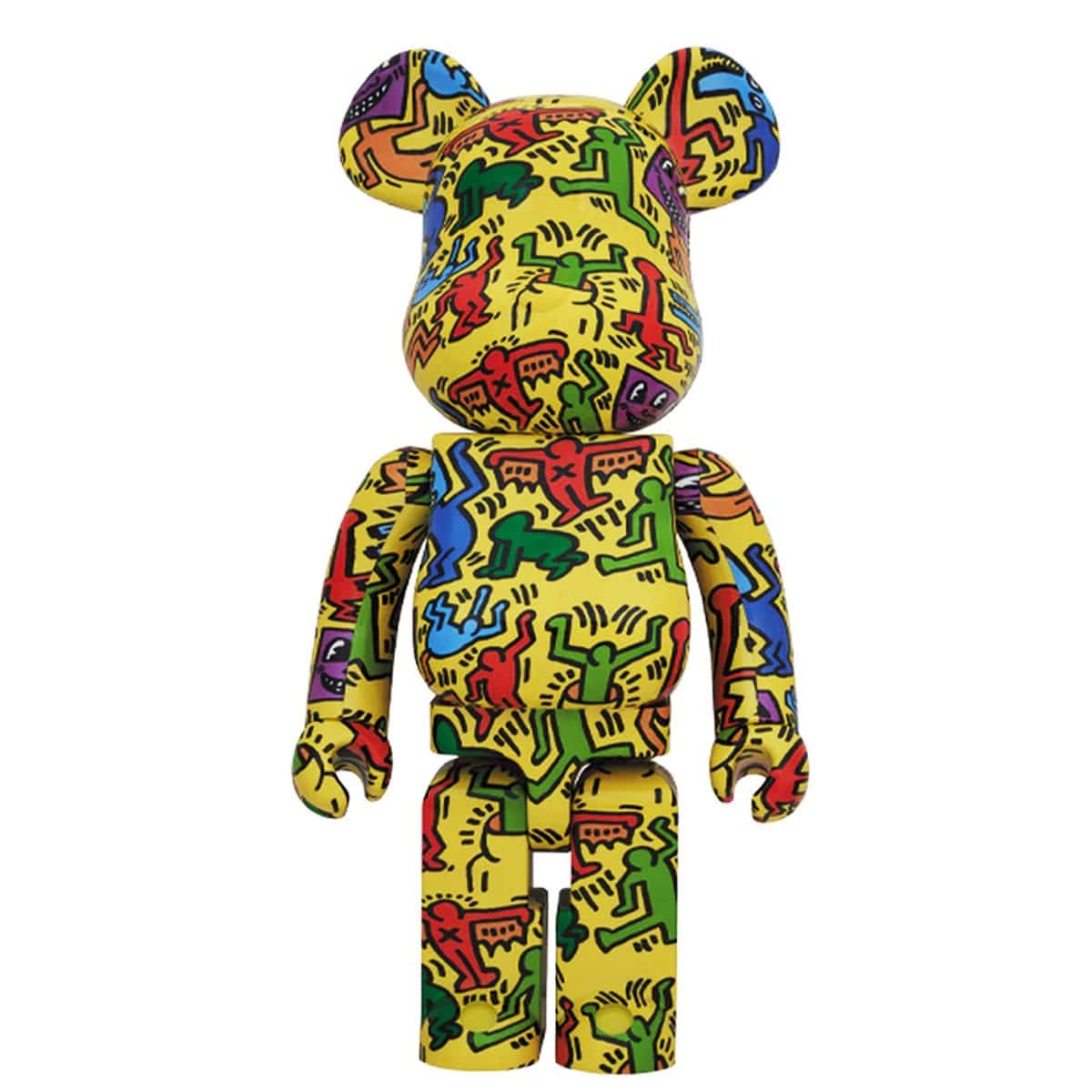 Keith Haring #5 Bearbrick 1000% Collectible Art Figure by Medicom Toy - Limited Edition Pop Art Vinyl Sculpture for Home Decor & Display