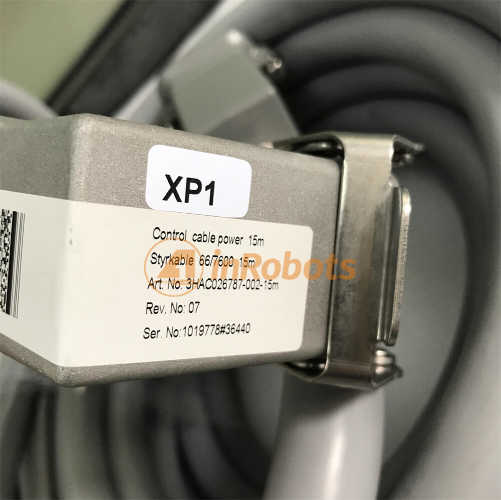 ABB IRC5 3HAC026787-002 Power Control Cable 15M New - Compatible with Industrial Robots & Automation Systems