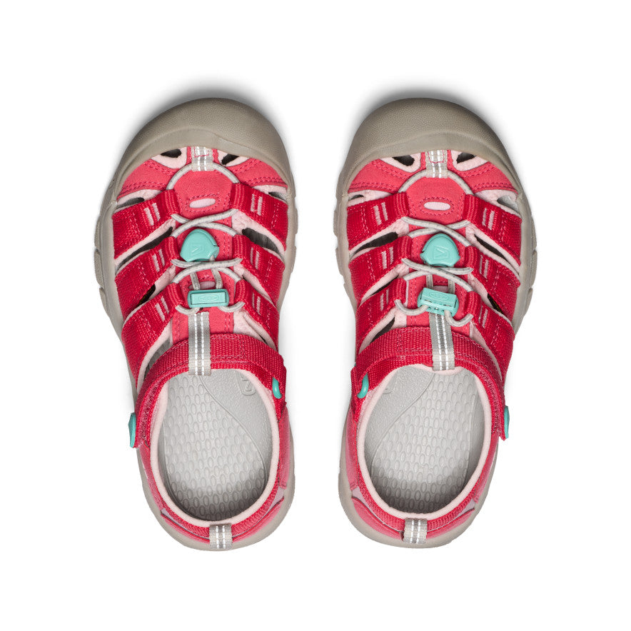 Crocs Big Kids' Newport H2 Sandals - Raspberry/Giggle Pink | Comfortable Water Shoes for Beach, Pool & Outdoor Play