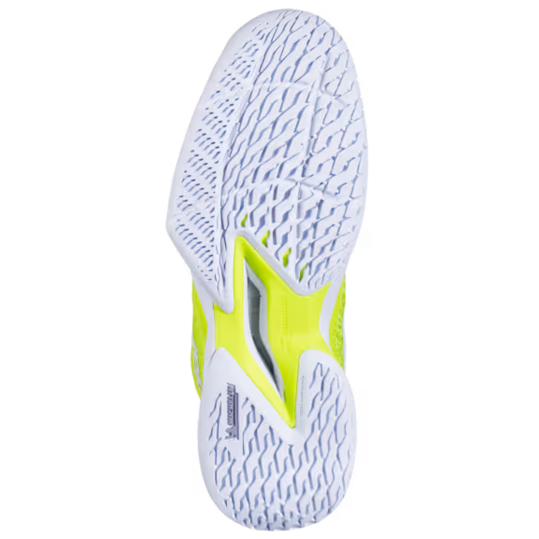 Babolat Jet Mach Women's Pickleball Shoes - Lightweight & Supportive Court Shoes for Women in Fluo Yellow/White | Perfect for Pickleball, Tennis & Indoor Sports