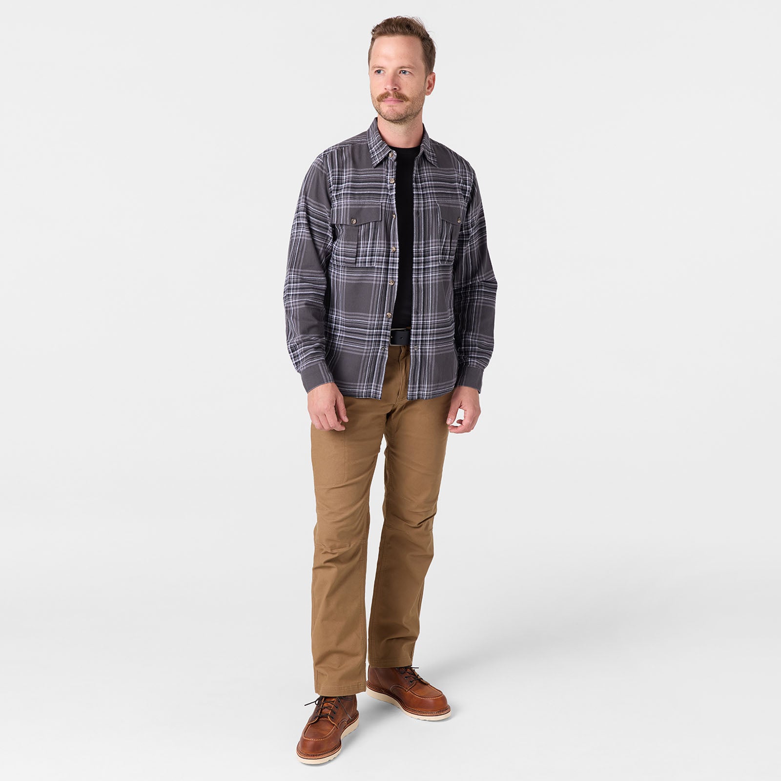 Premium Noda Flannel Shirt for Men & Women - Soft Plaid Button-Up Shirt - Cozy Fall & Winter Layering Essential - Perfect for Outdoor Adventures, Camping, and Casual Wear