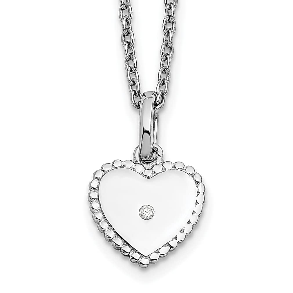 925 Silver Heart Pendant Necklace for Women - Romantic Gift for Her