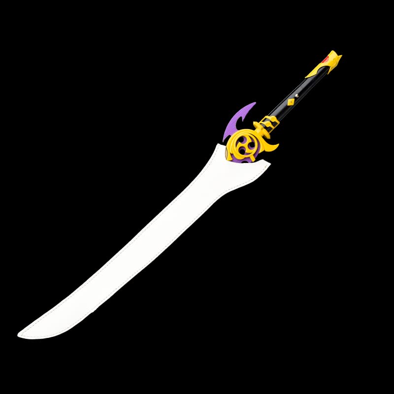 Genshin Impact Raiden Shogun & Kamisato Ayaka Cosplay Katana - Carbon Steel Replica Sword for Anime Fans & Collectors | Perfect for Cosplay, Display & Gift Giving