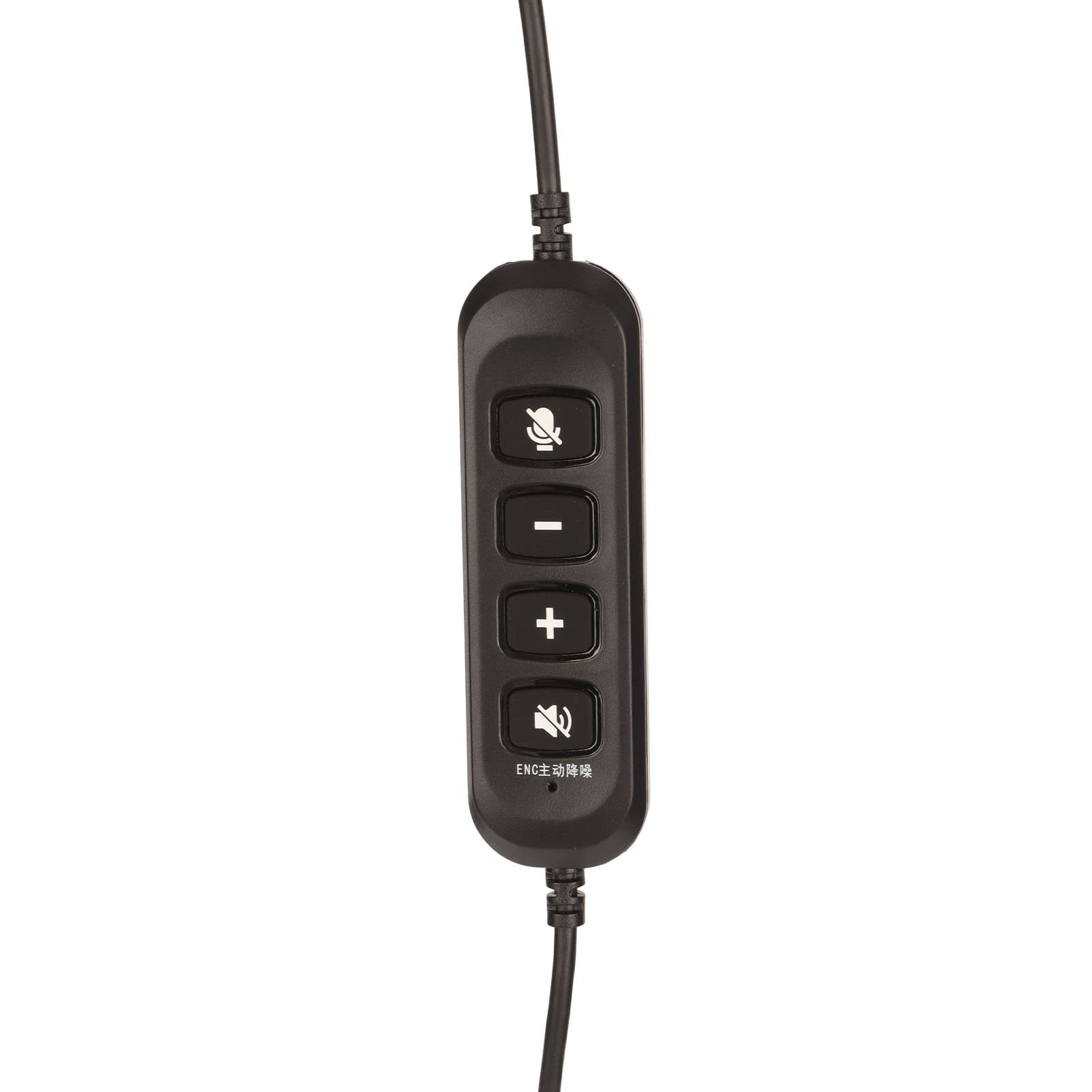USB Business Headset with Noise Cancelling Microphone - Single-Sided Wired PC Headphone with Volume Control & Mute Button for Office Calls, Remote Work, and Online Meetings