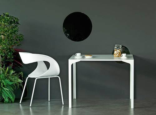 Midj Armando Modern Dining Table - Solid Wood Kitchen Table for 6 - Perfect for Family Dinners & Entertaining Guests