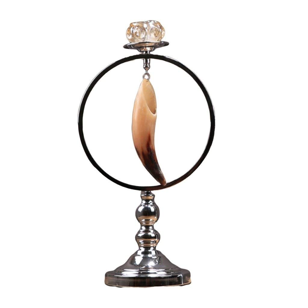 Nordic Black Iron Candle Holder Set - Round Metal Candlestick Stand for Romantic Dinner, Home Table Decor, Wedding Centerpiece & Holiday Candlelight Decorations (Size S)