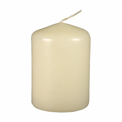36-Pack Unscented Ivory Round Pillar Candles 2x3 Inch - Bulk Pack for Weddings, Parties & Home Decor