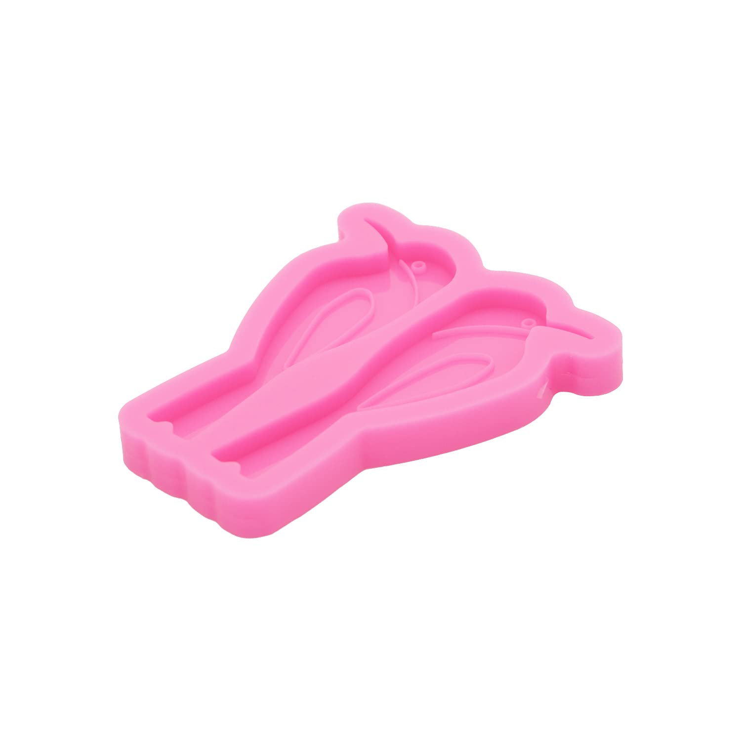 Angel Wings Shiny Silicone Mold for DIY Jewelry Making - Bird Earrings Studs Resin Craft Mold - Perfect for Epoxy Resin Crafts, DIY Ear Studs & Handmade Jewelry Accessories - Great for Gifts, Fashion Jewelry Making & Craft Projects