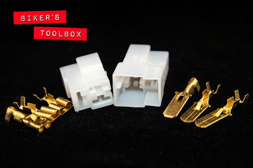 6.3mm 3-Way Block Connector - Electrical Wiring Terminal for Automotive, Marine, and DIY Projects