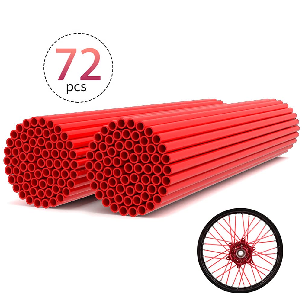 JFG RACING Universal 72Pcs Bike Spoke Covers - Fits 8