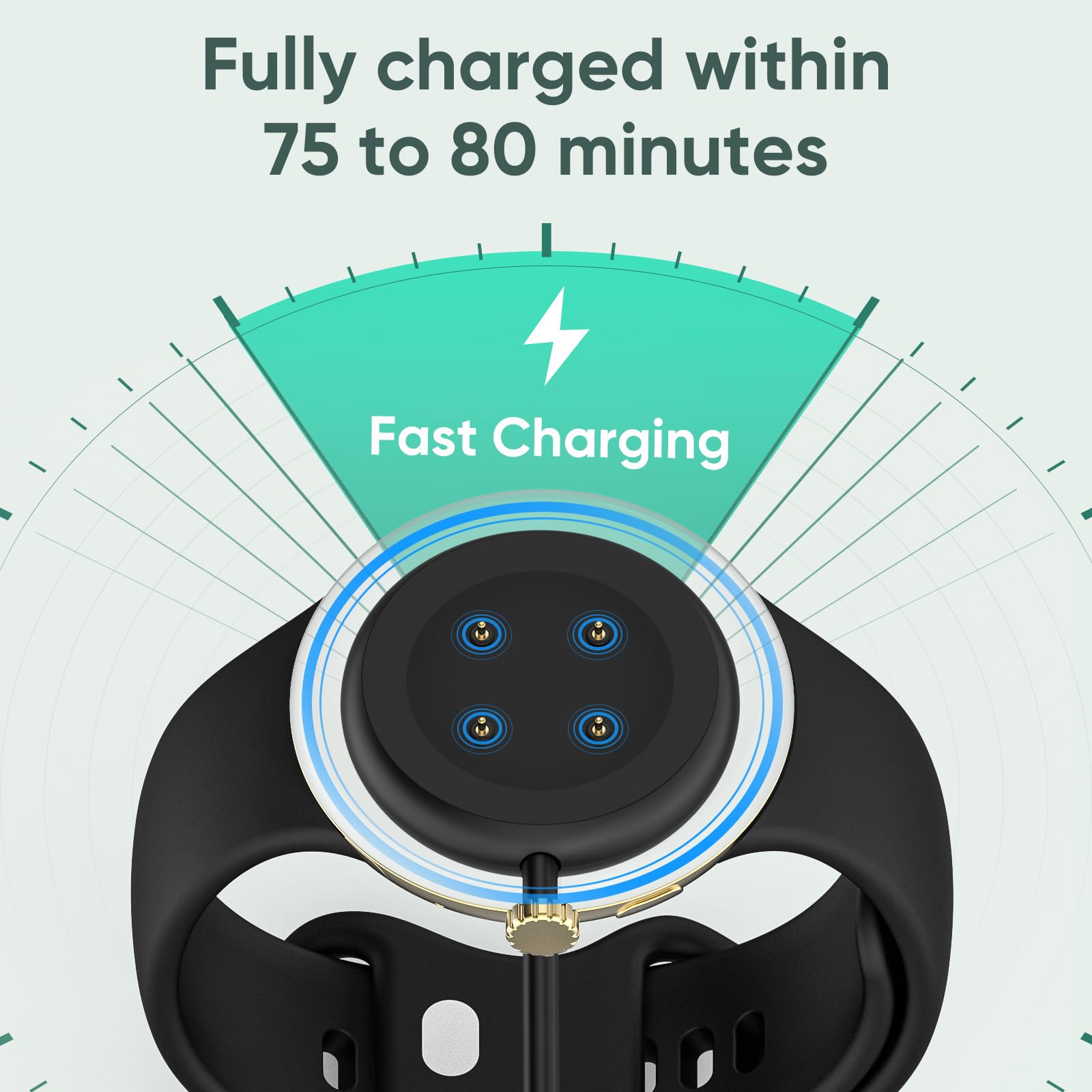 Google Pixel Watch 2 Charger 2-Pack - Fitbit Ace LTE Type-C Cable for Fast Charging at Home & Travel