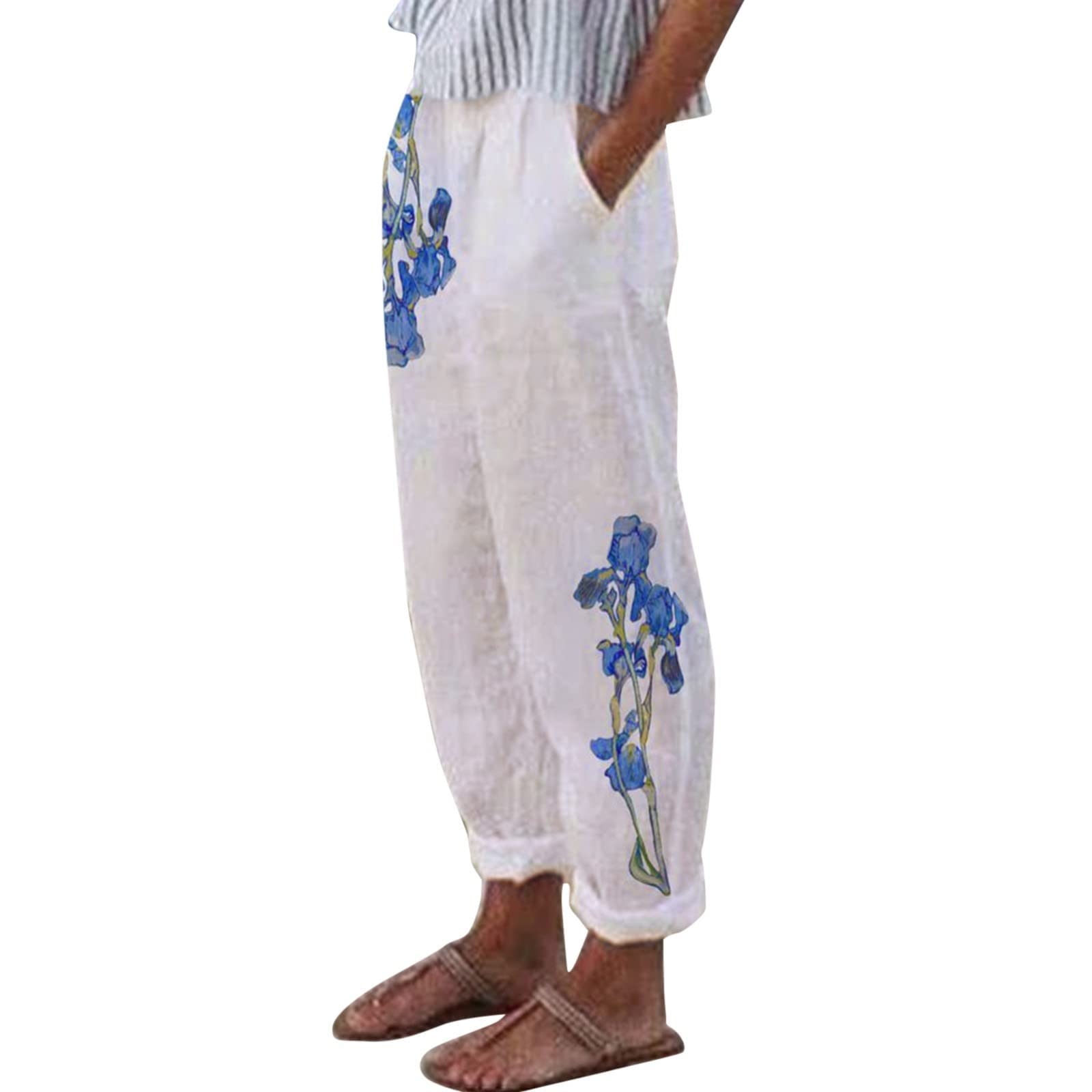 Women's Summer Straight Leg Pants with Drawstring - Fashionable High Waist Pencil Pants for Casual Wear & Office Outfits | Perfect for Work, Travel & Daily Comfort