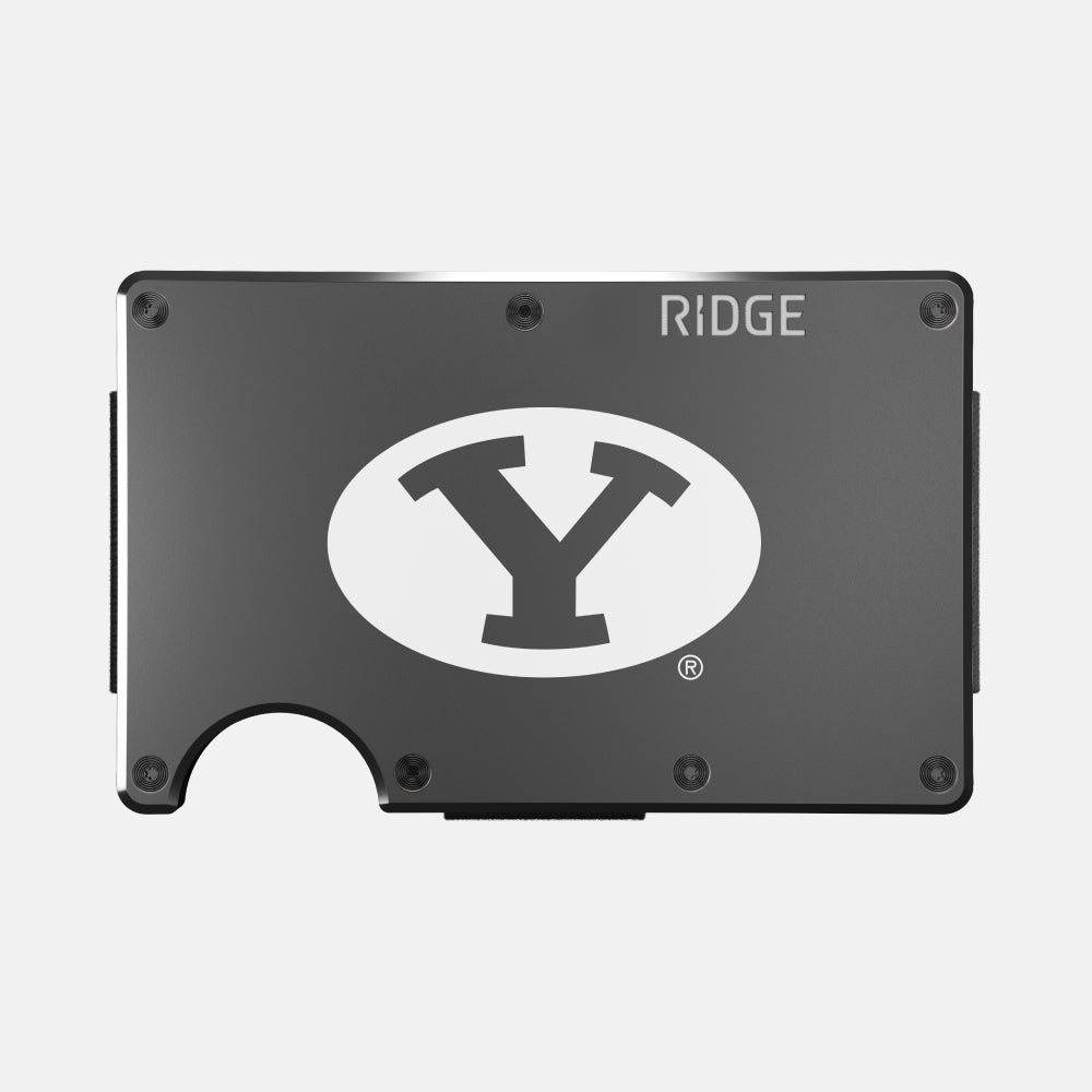 Ridge Wallet for Men & Women - Slim RFID Blocking Front Pocket Wallet - BYU Cougars Edition - Perfect for Everyday Carry, Travel & Gifts