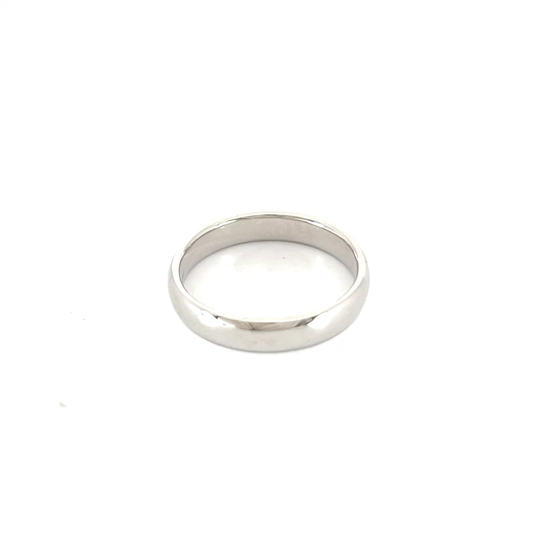 Platinum Wedding Band for Men & Women - High Polish Finish Wedding Ring - Perfect for Engagement, Anniversary & Special Occasions